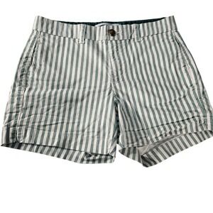 Old Navy Striped Shorts Cuffed Hem Casual Everyday Wear Size 6
